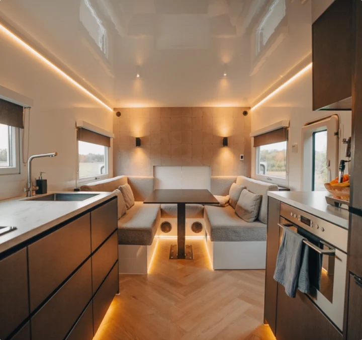 overlander seat table interior